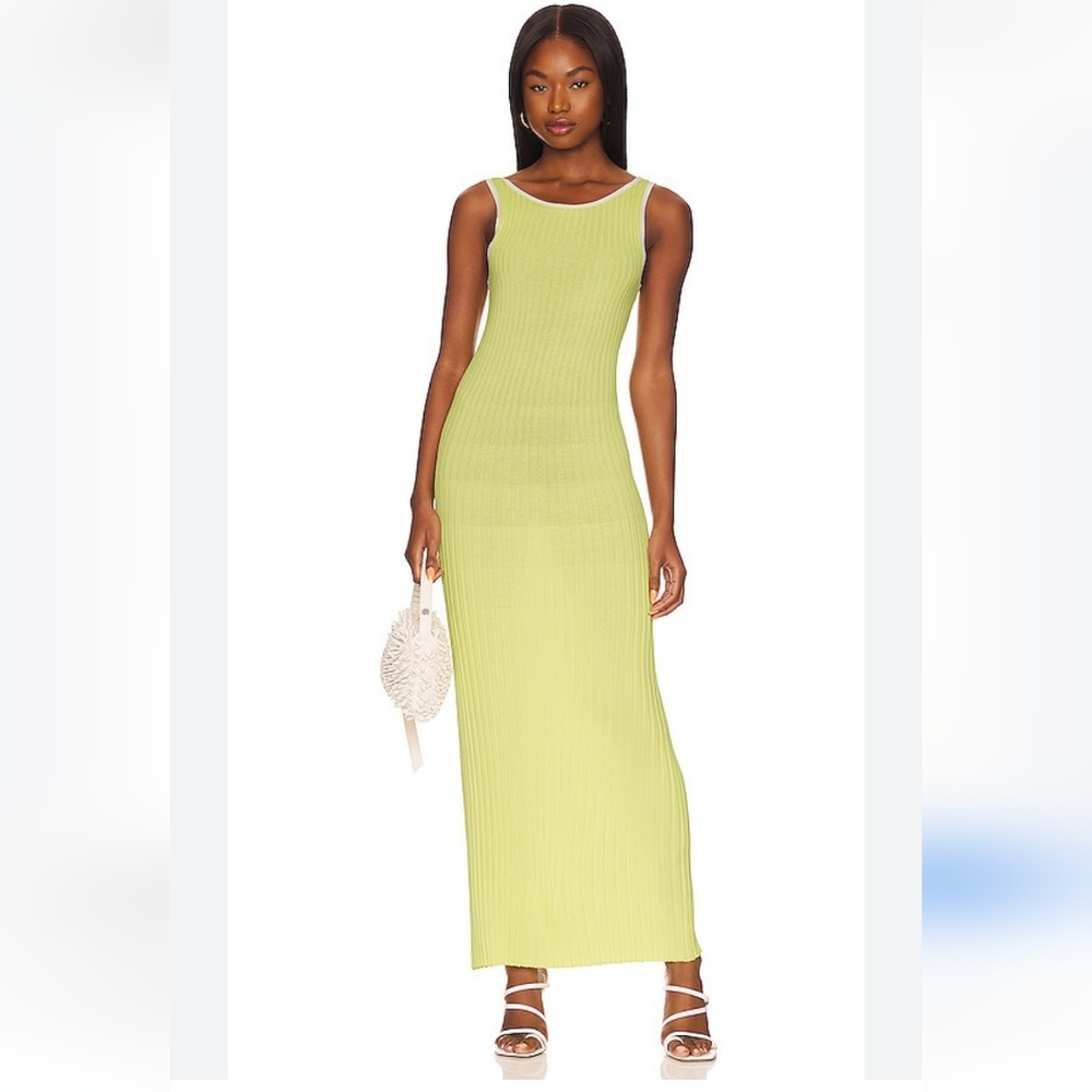 Seafolly Coral Knit Dress in Celery‎